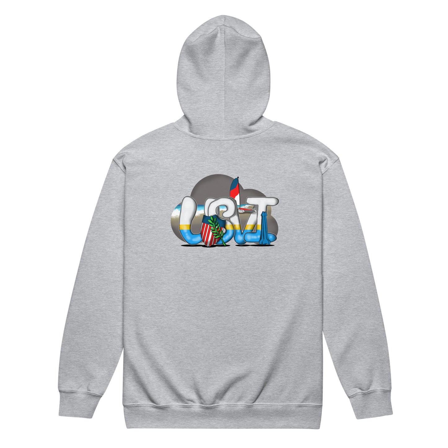 USVI Heavy blend zip hoodie