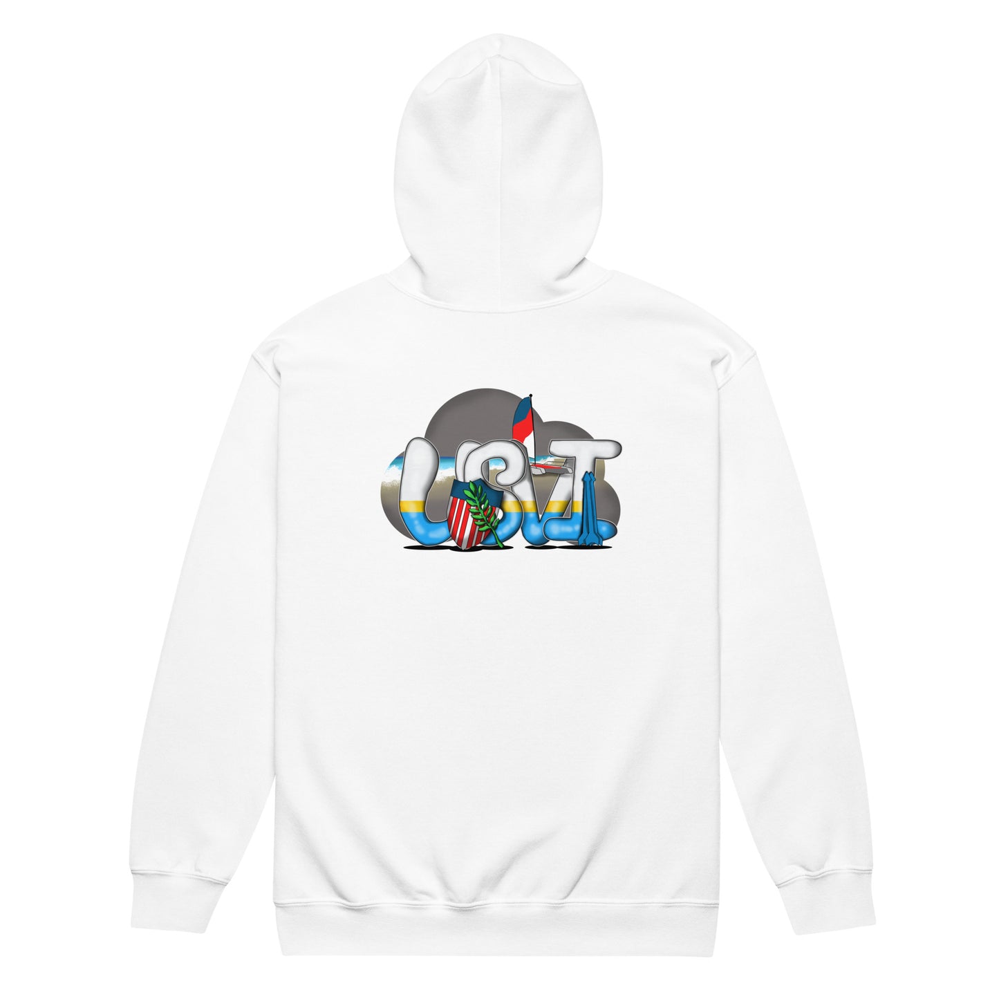 USVI Heavy blend zip hoodie