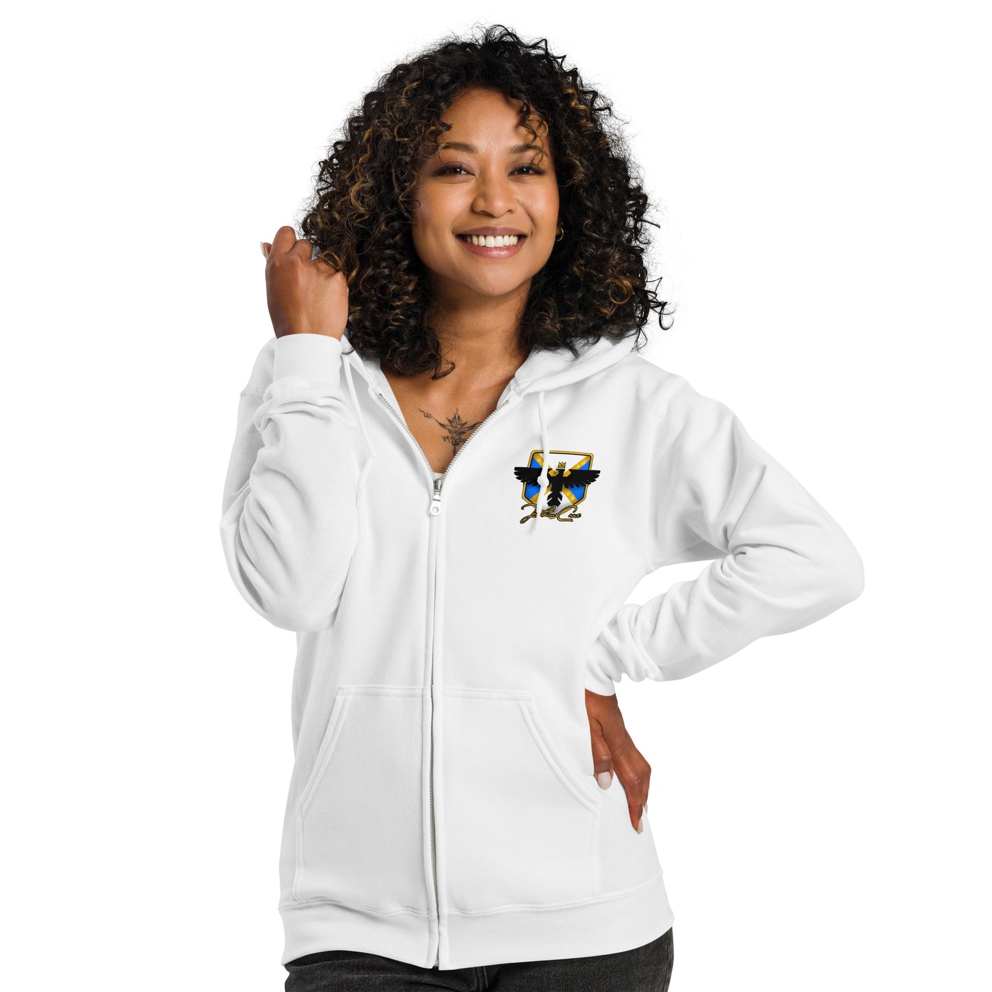 USVI Heavy blend zip hoodie